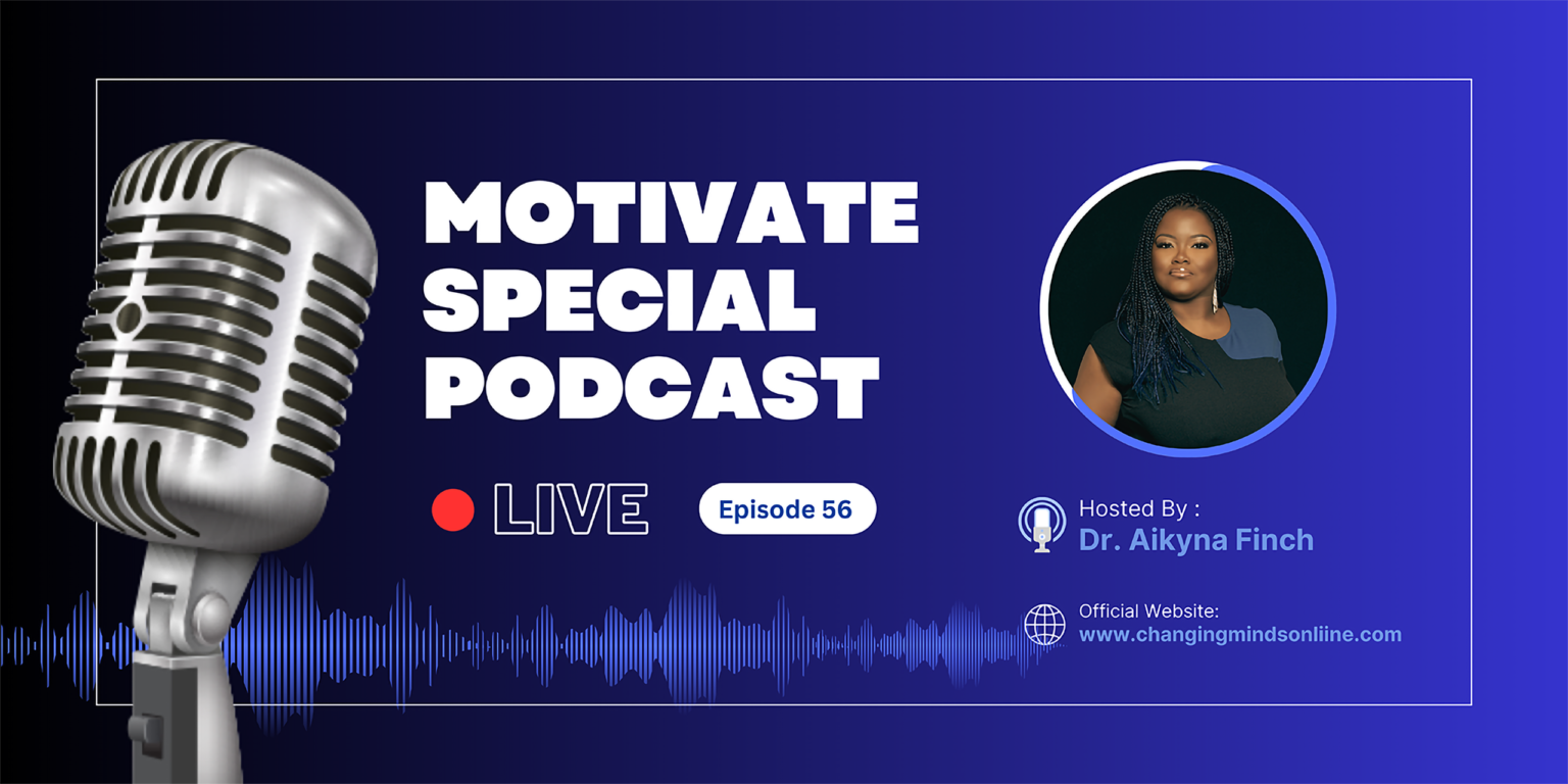 Check out this snippet of the episode with DrAikyna Finch, Co-Host of the Motivate Social Podcast